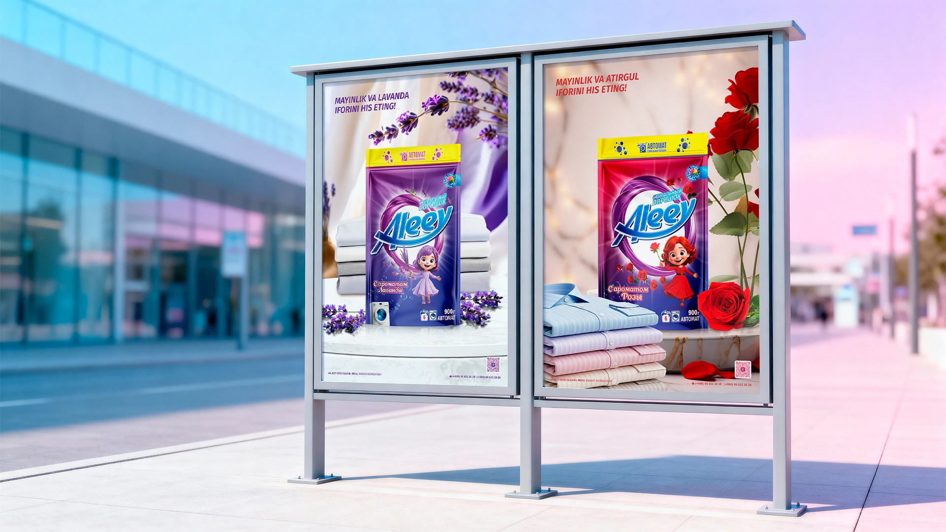 Aleey — брендинг стирального порошка