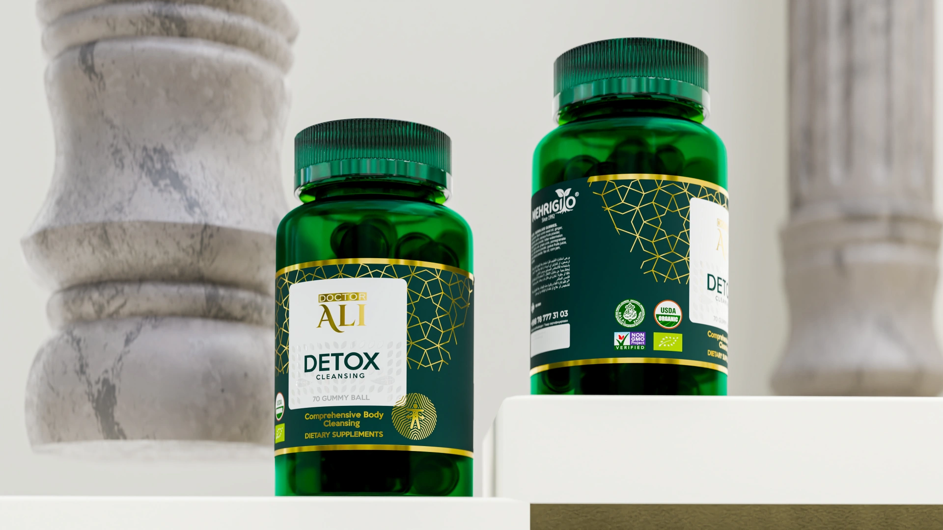 Doctor Ali — Dietary Supplement Packaging Design for the US Market