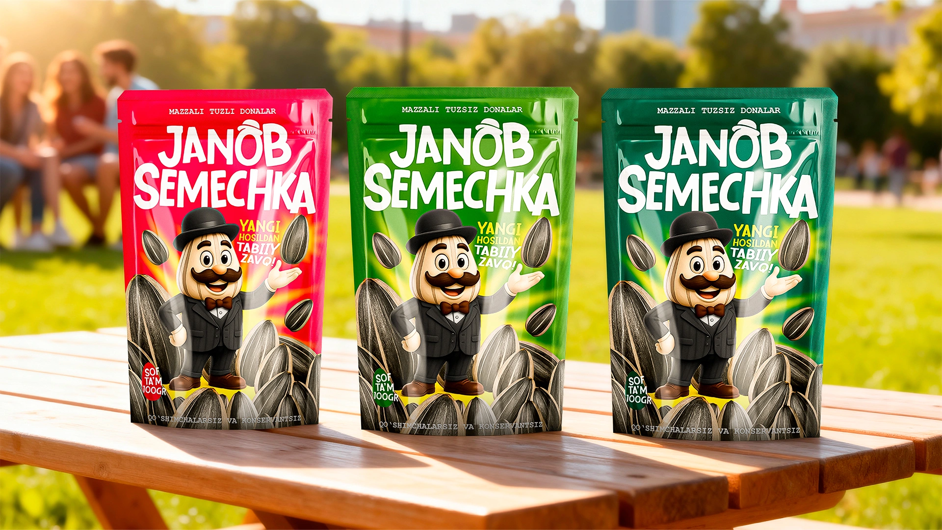 Janob Semechka — дизайн упаковки и разработка маскота