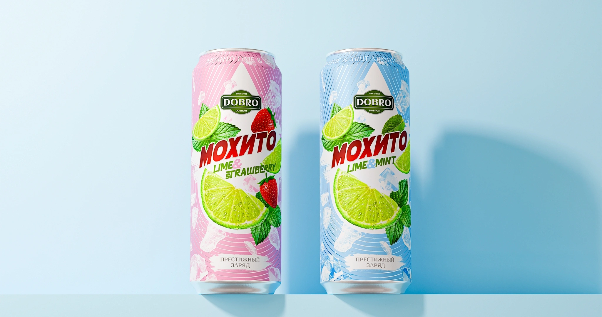 Dobro Dobrom — Moxito ichimligi uchun qadoq dizayni