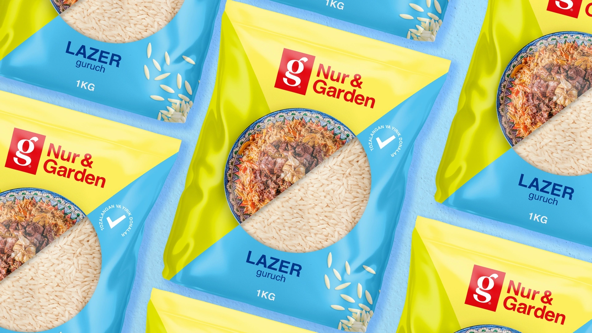 Nur&Garden — Packaging Design for Private Label: From Rice to Dried Fruits