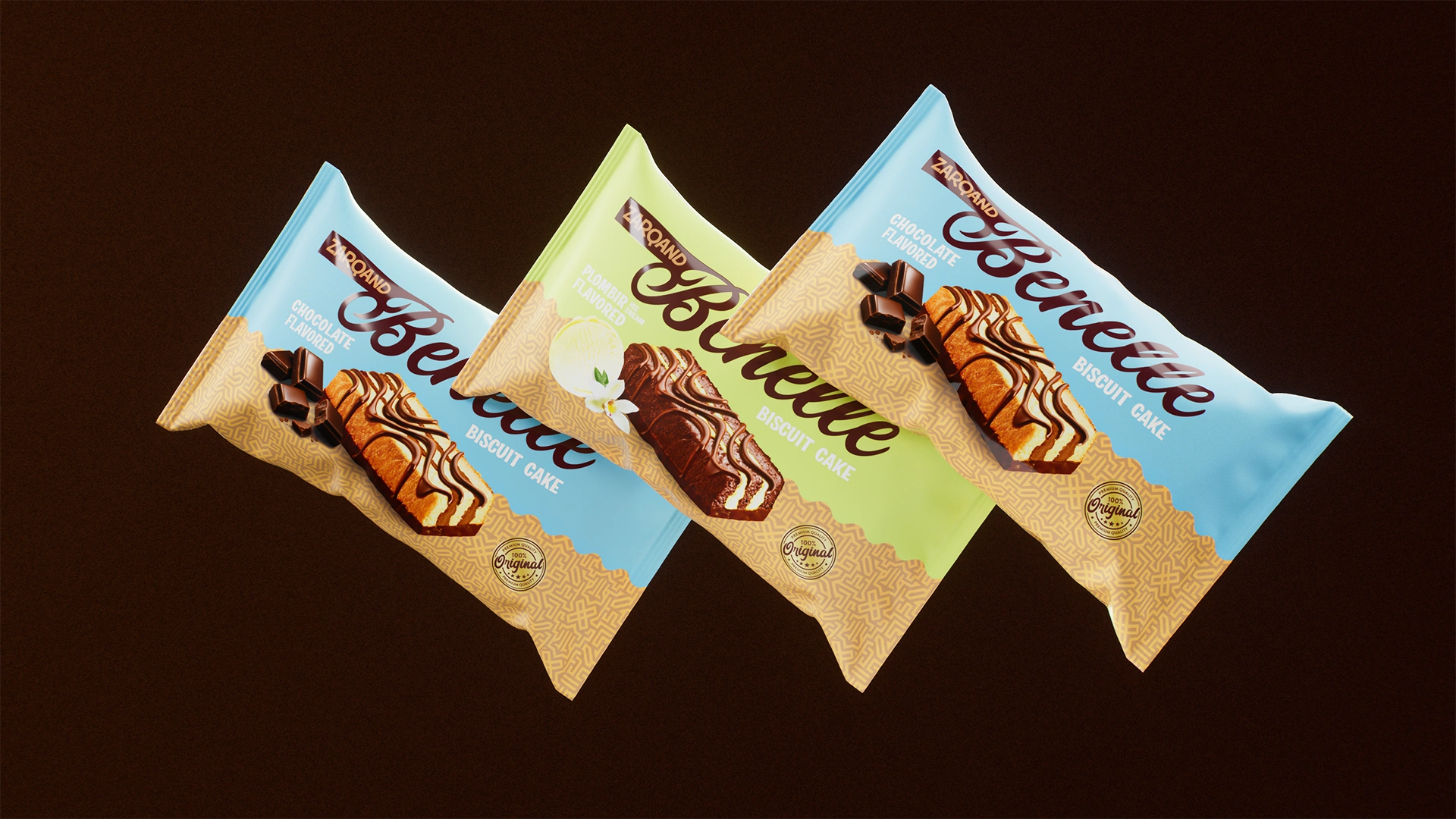 Benelle — дизайн упаковки для бисквитных кексов