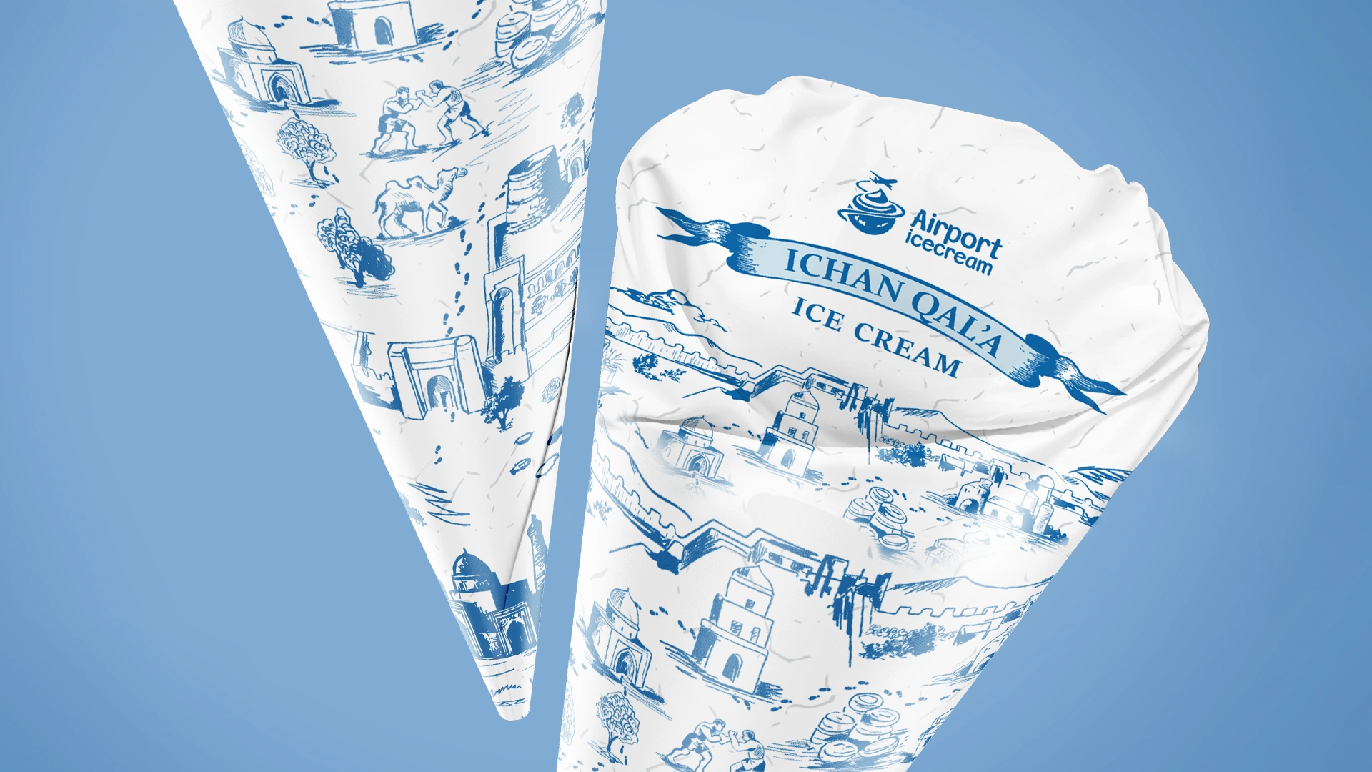 Ichan Qal’a — креативный дизайн упаковки мороженого
