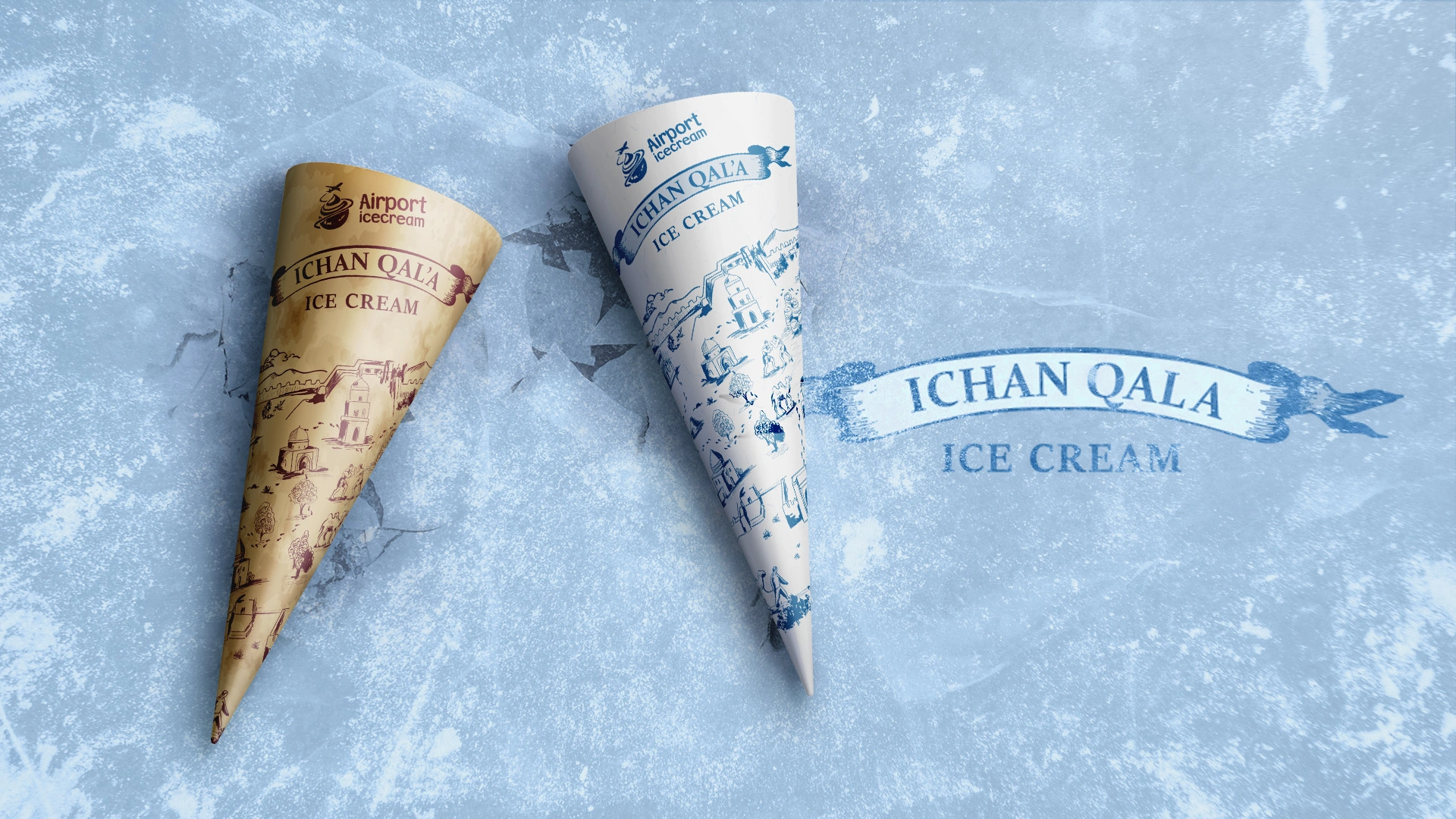 Ichan Qal’a — креативный дизайн упаковки мороженого