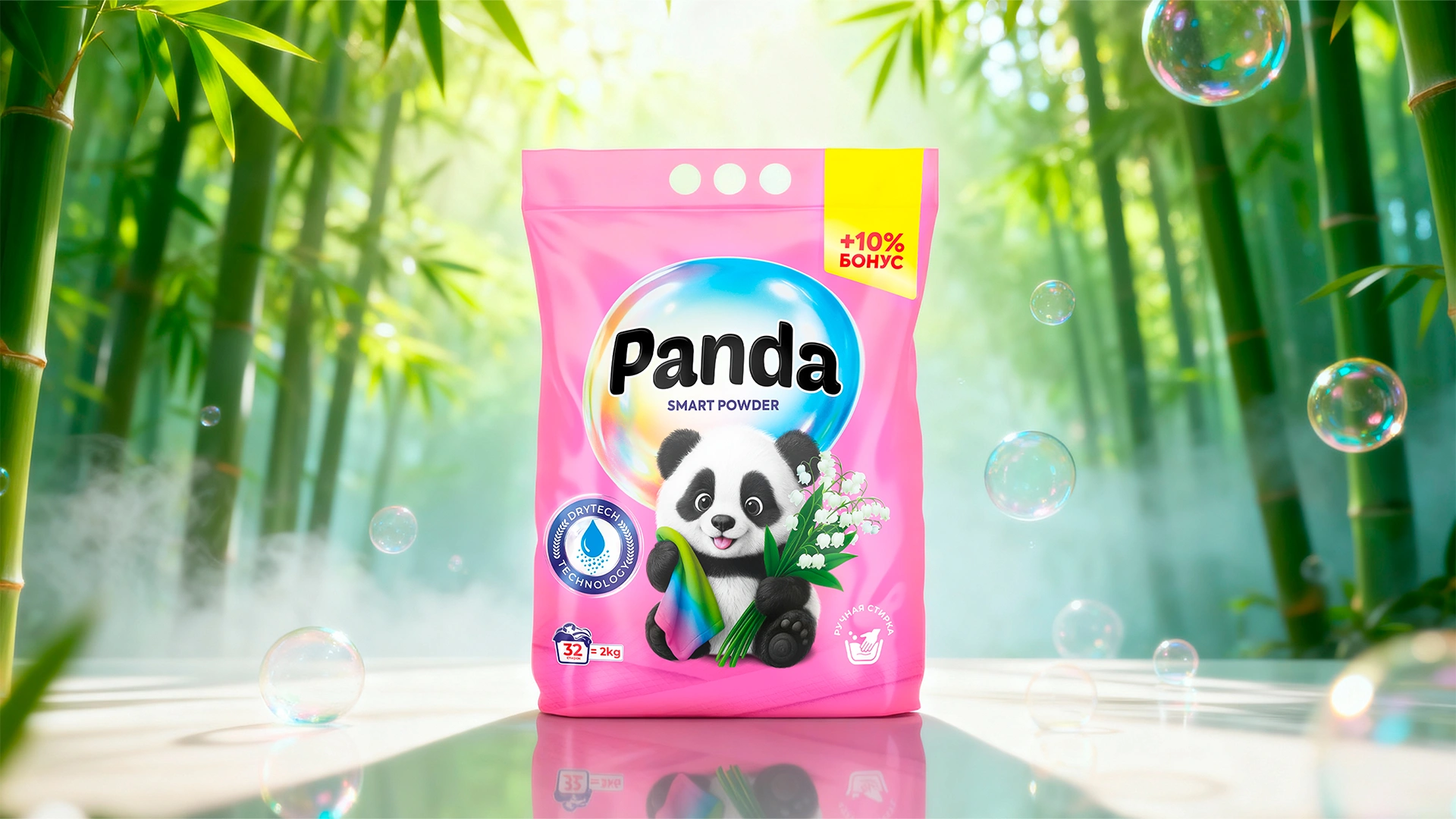 Panda — дизайн упаковки экспортного уровня