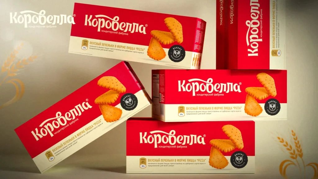 Korovella — нейминг, логотип и дизайн упаковки печенья